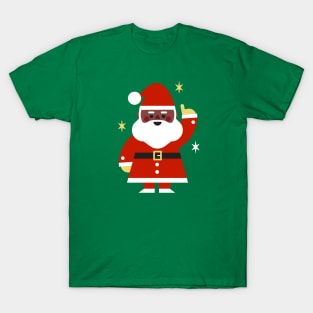 Black Santa Claus T-Shirt